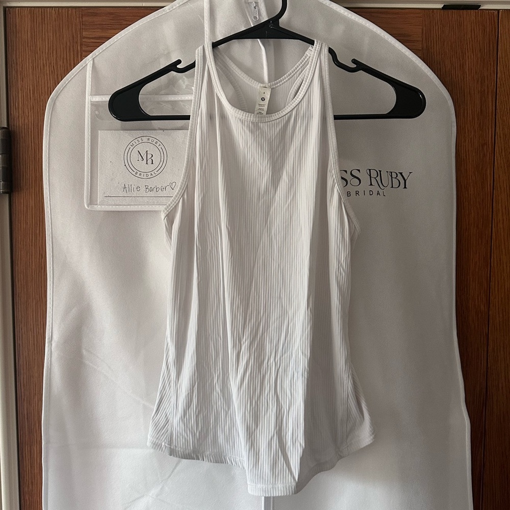 Lululemon White Tank Top
